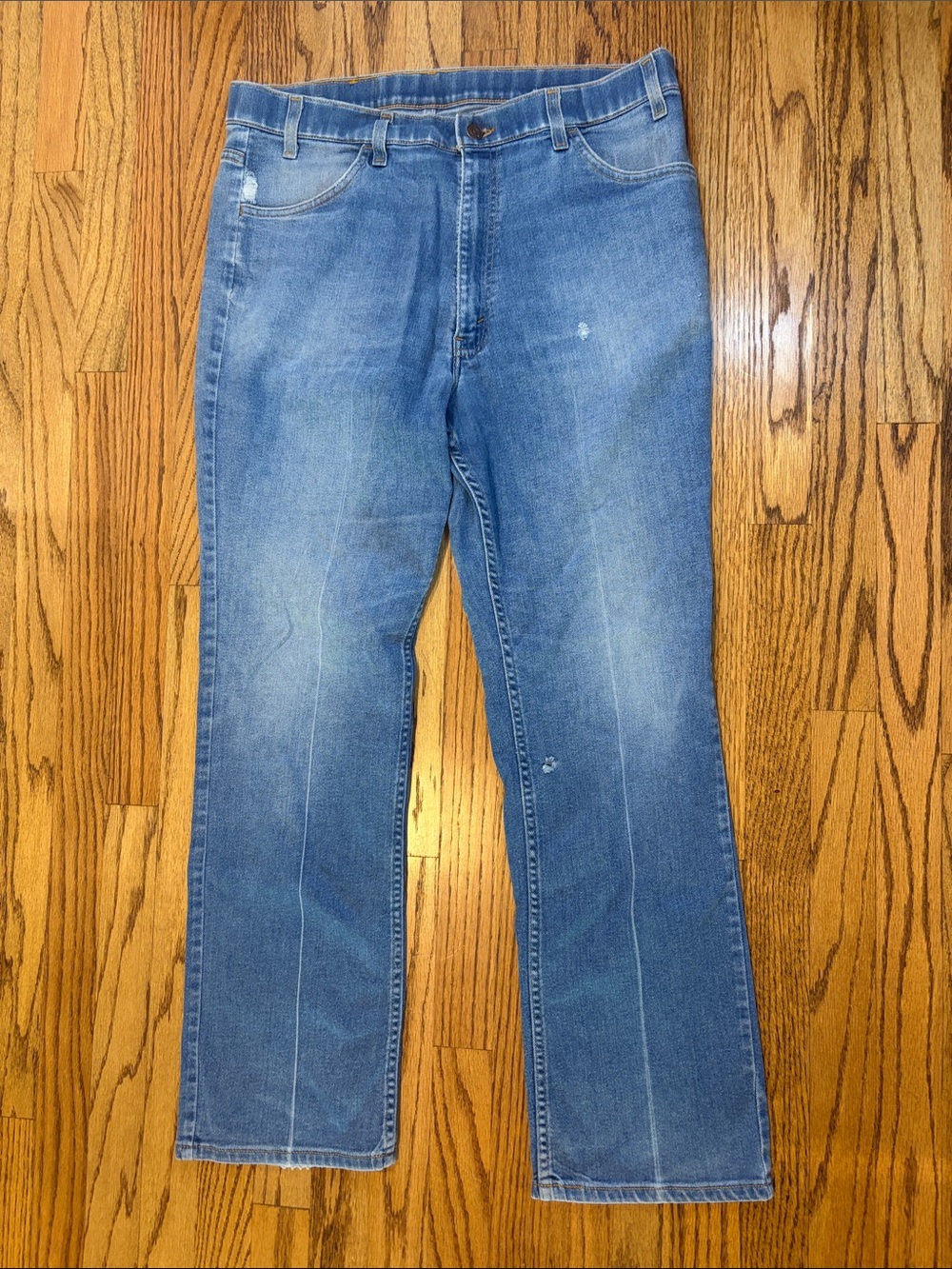 VTG 80s Levi’s Action Jeans 541 Orange Tab Made In USA Light Wash 36X29.5 Grunge